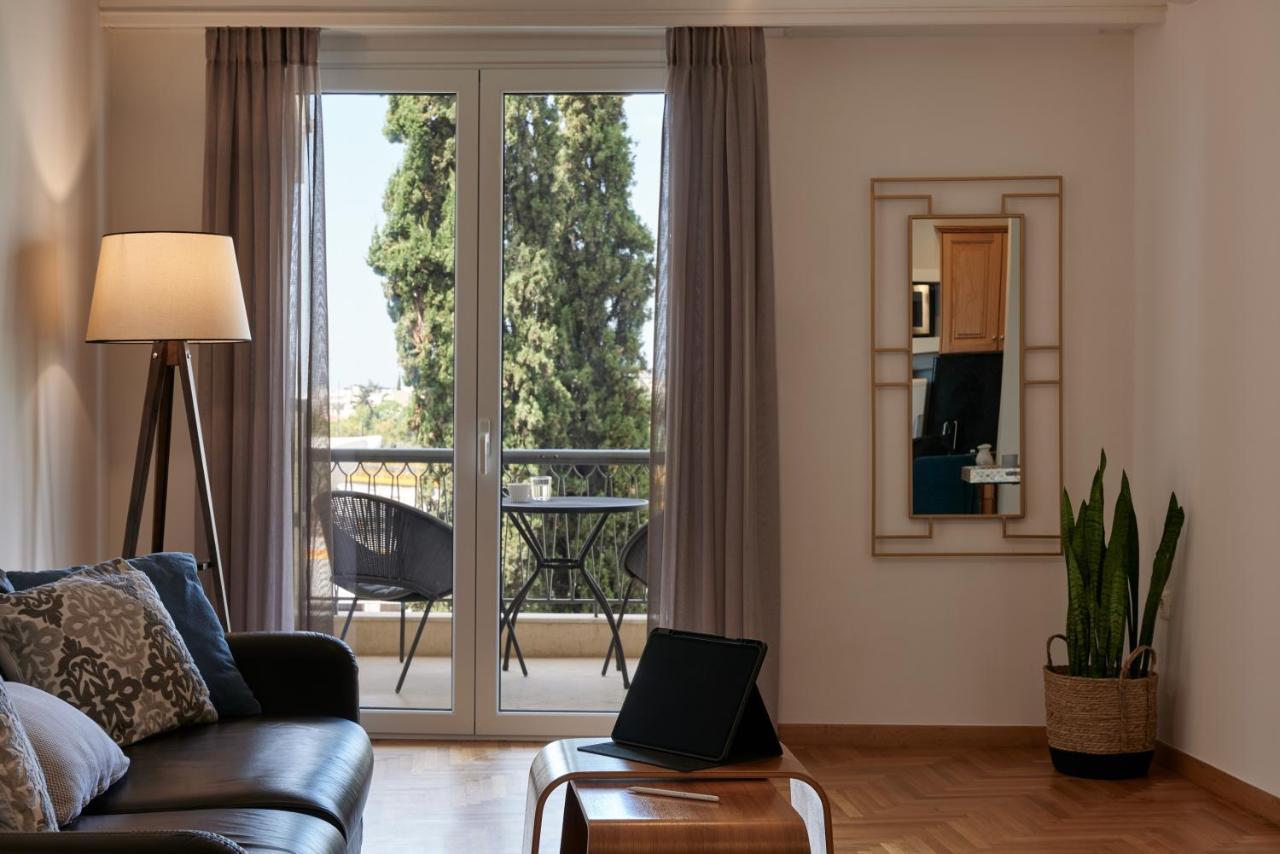 Chic One Bd Apartment With Hilton View Athènes Extérieur photo
