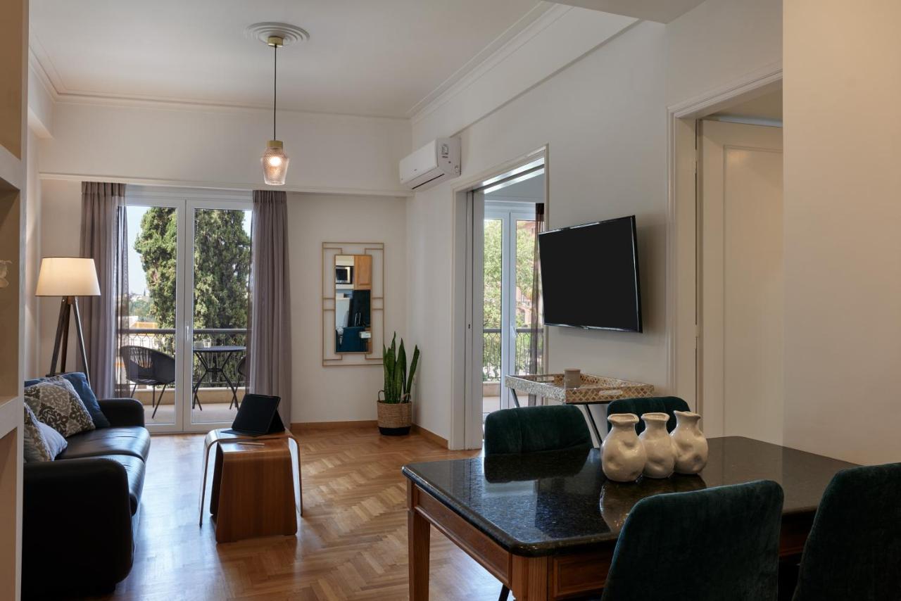Chic One Bd Apartment With Hilton View Athènes Extérieur photo